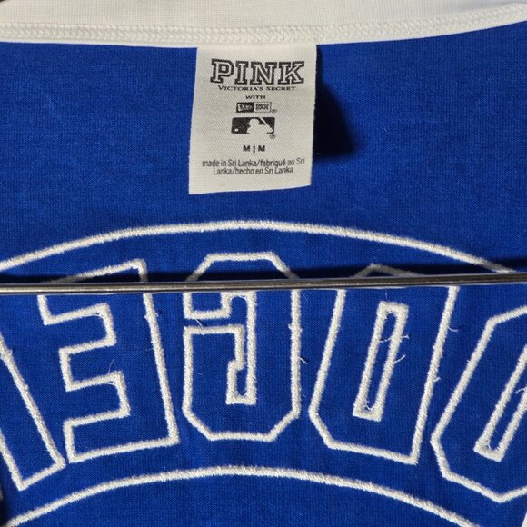Pink Victoria’s Secret Los Angeles Dodgers Top Womens M MLB Blue - Picture 4 of 7